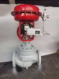 Heavy-Duty Globe Control Valve – 4-inch, Spring-Return Pneumatic Actuator, Class 150 LB